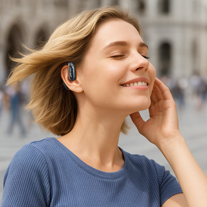 ACEFAST OWS earbuds with noise reduction and dynamic bass
