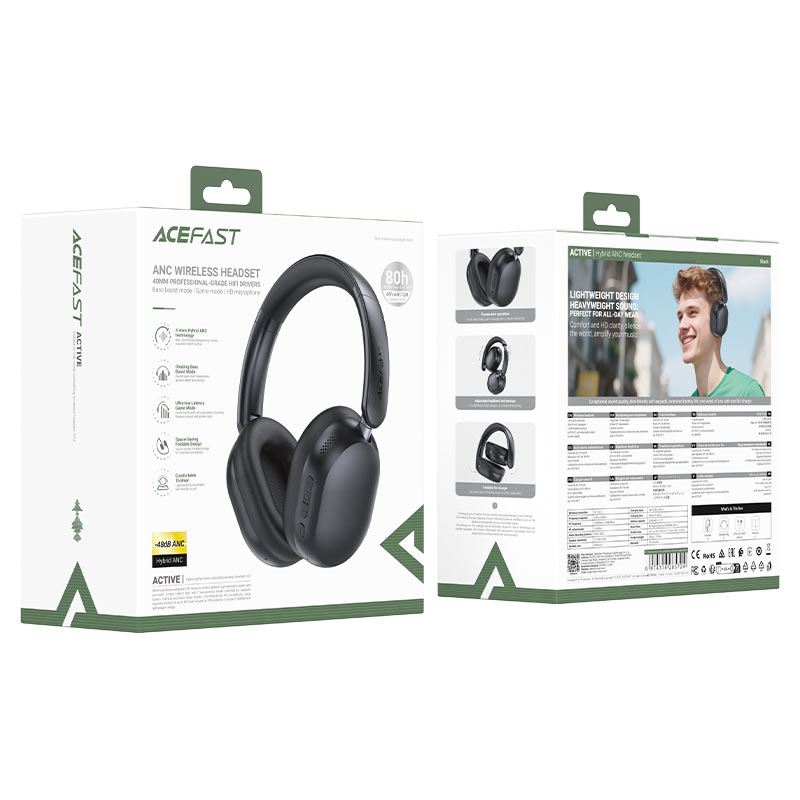 ANC Wireless Headset H12 Acefast