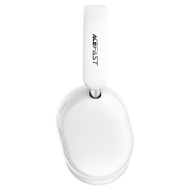 Close-up of ACEFAST H12 headphones showing cushioned ear cups.
