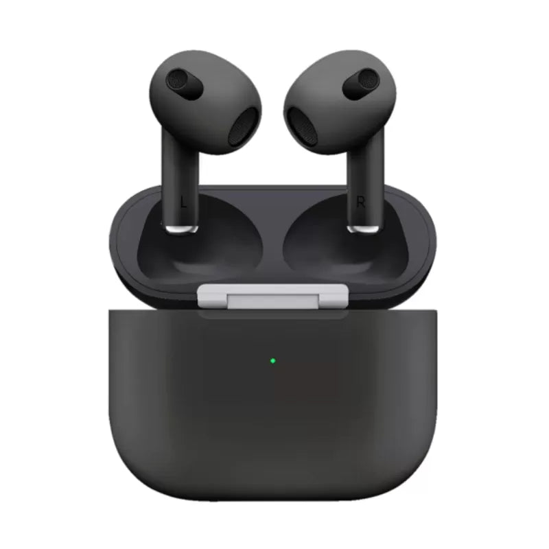 AirPods 3 AAA black earbuds front view in charging case