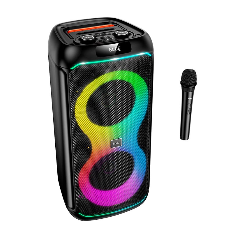 HOCO DS73 portable karaoke party speaker with wireless mic
