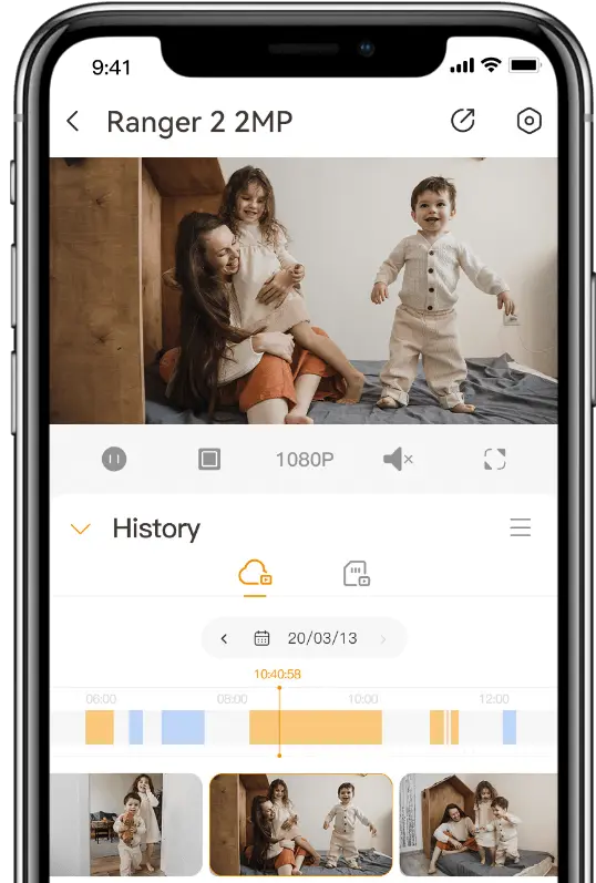 IMOU 3MP home security camera with mobile app control