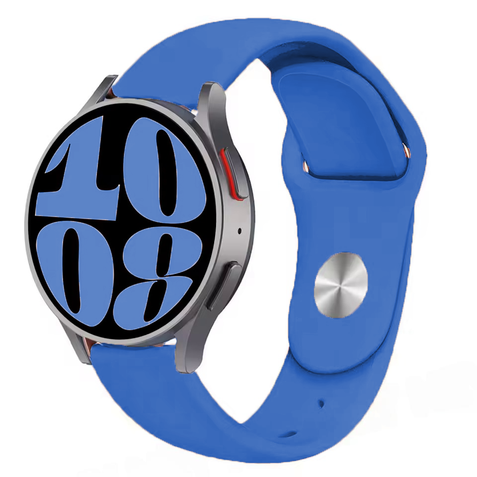 Universal silicone watch band 20mm 22mm Samsung front view