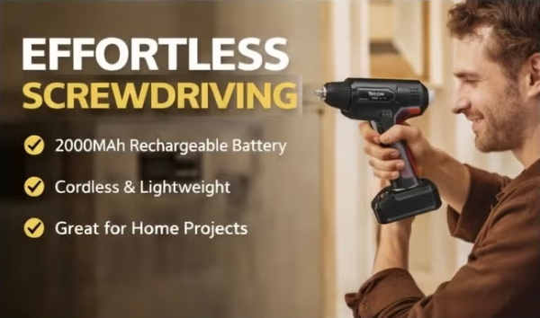 Yesido EC36 cordless screwdriver – USB charging port