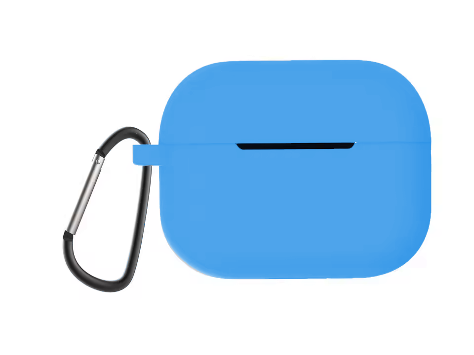 AirPods 3 rubber case carabiner clip close-up