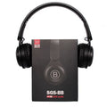 SGS-BB wireless foldable headphones front view with mic