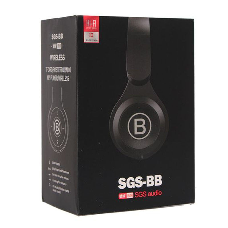 SGS-BB headphones folded compact portable design