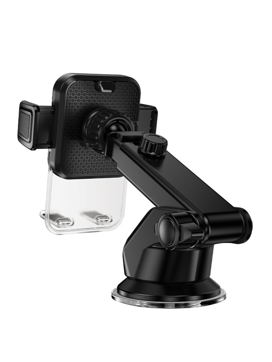 Close-up of HOCO DCA69 holder showing one-button locking mechanism.
