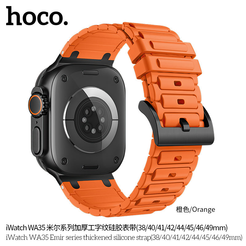 HOCO WA35 Emir silicone Apple Watch band front view