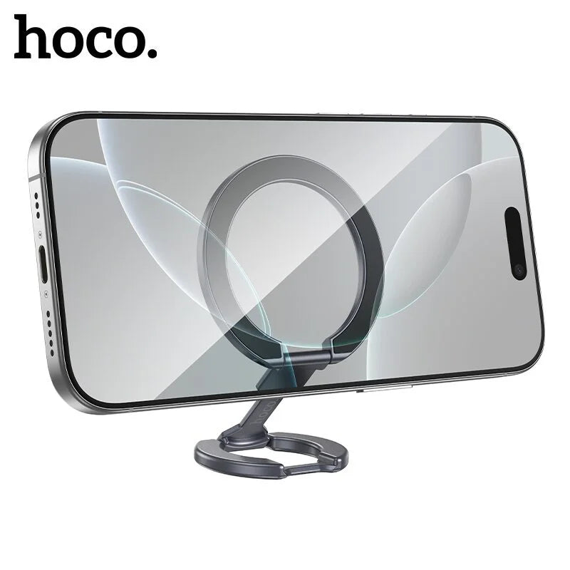 Double ring magnetic phone grip stand HOCO GH9
