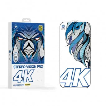 LITO D+ MAX 4K Clear tempered glass front view