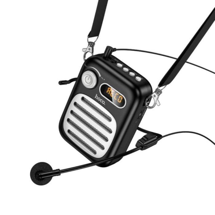 Rechargeable Bluetooth music speaker with microphone

