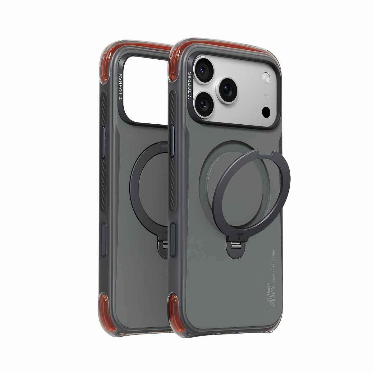 TORRAS Ostand Q3 Air Pro Obsidian Core – MagSafe case with aluminium kickstand