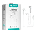 COTECi Lightning wired earphones for iPhone
