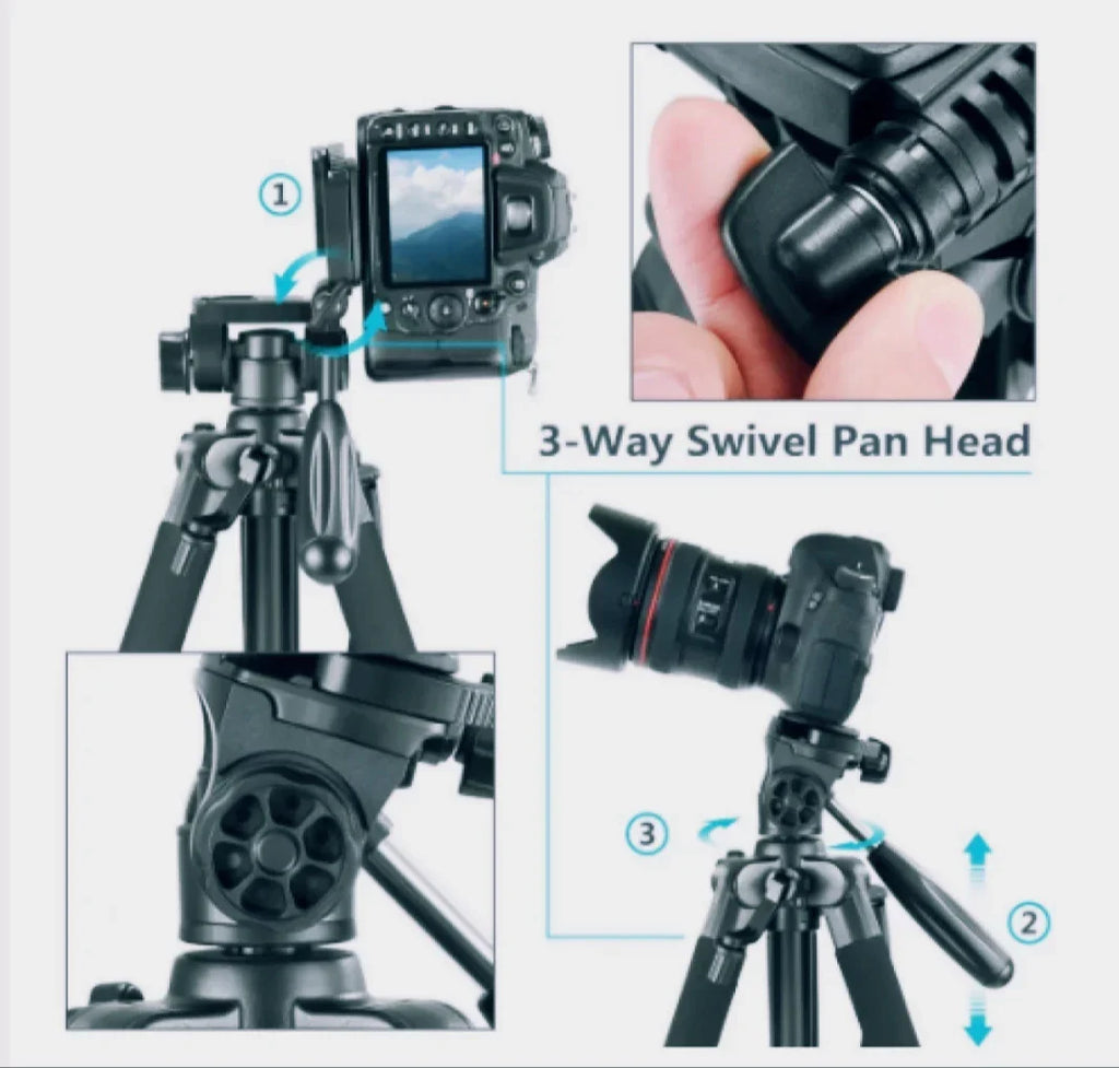 Portable NP-3180S tripod for photography and video recording
