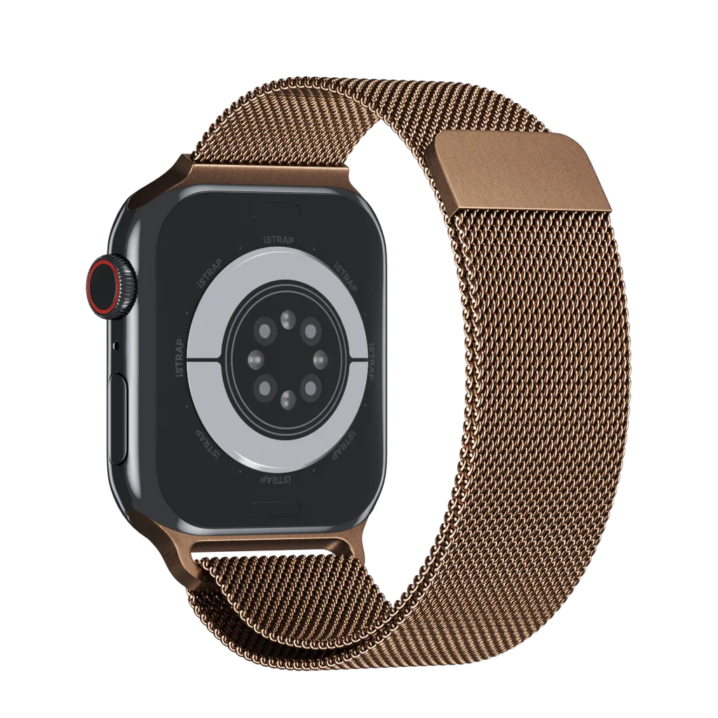 Stainless Steel Apple Watch Band – Gold Link Bracelet