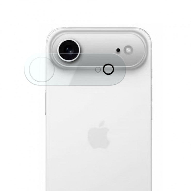 iPhone 17 Air full camera protector crystal clear front view