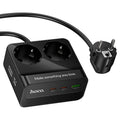 HOCO AC27 power strip ports and sockets layout