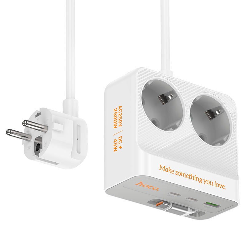 HOCO AC28 Descanso Power Strip - EU Plug