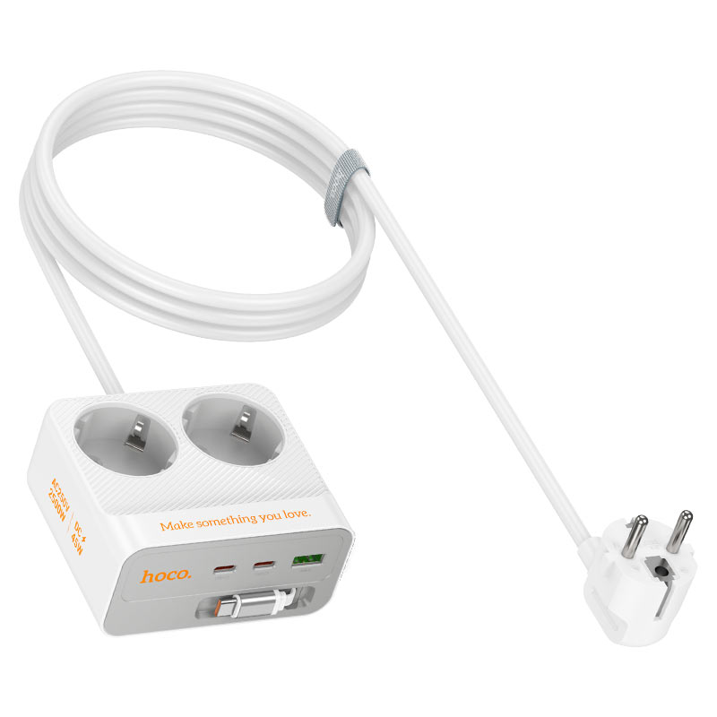 HOCO AC28 Descanso Power Strip - Wire