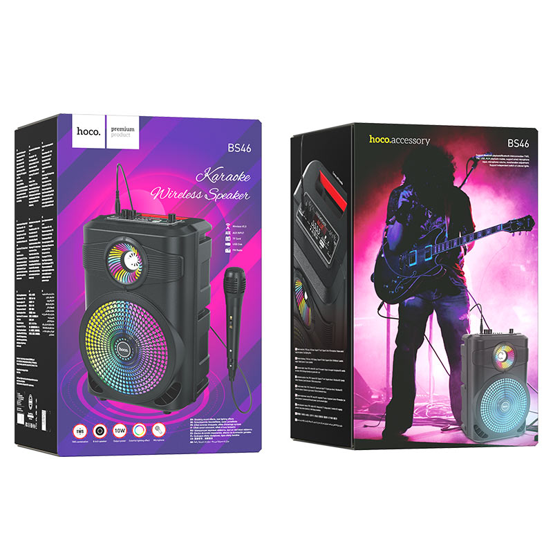 Wireless Outdoor Portable Loudspeaker With Microphone HOCO BS46