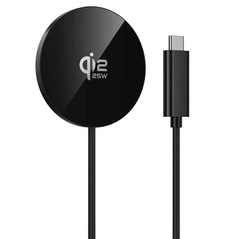 HOCO CW63 Pro Fast Qi2.2 magnetic wireless charger black