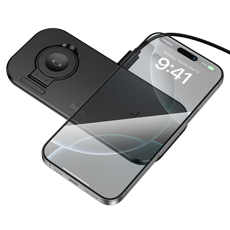 HOCO CW65 3-in-1 Ultra-Thin Wireless Fast Charger
