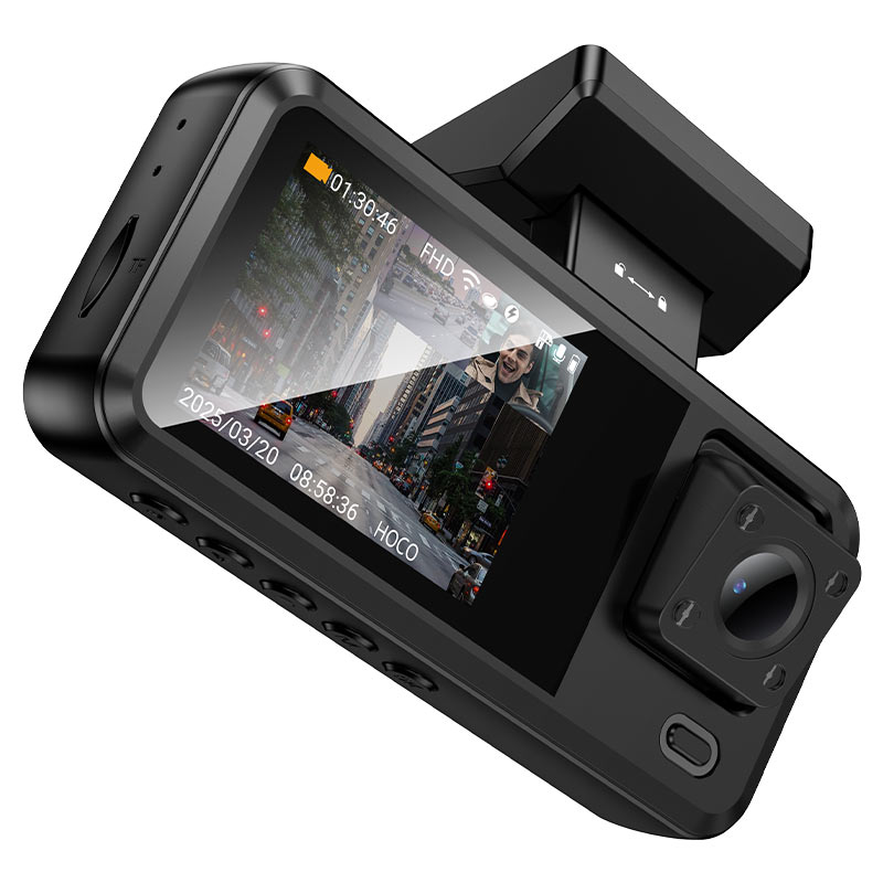 HOCO DV15 triple camera driving recorder 2-inch display
