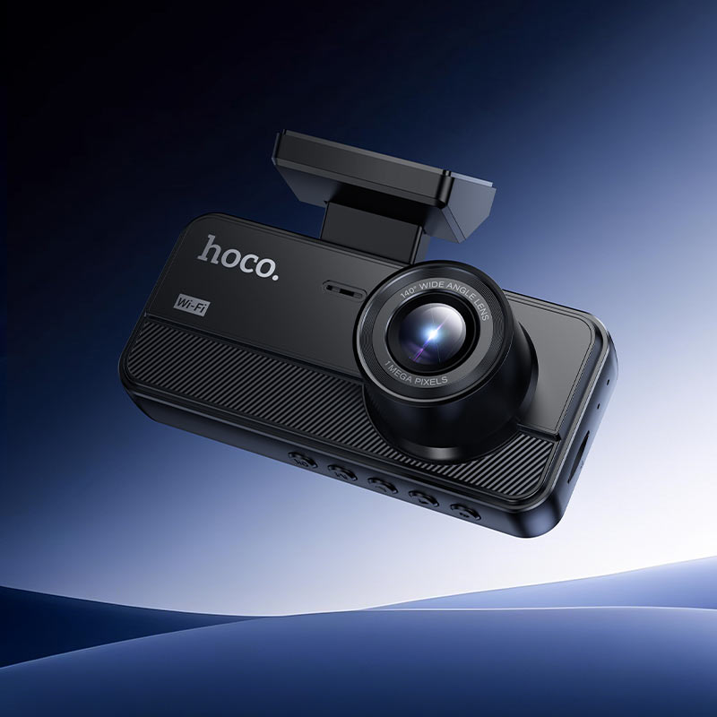 HOCO DV15 Tri-Channel Driving Recorder Dash Cam