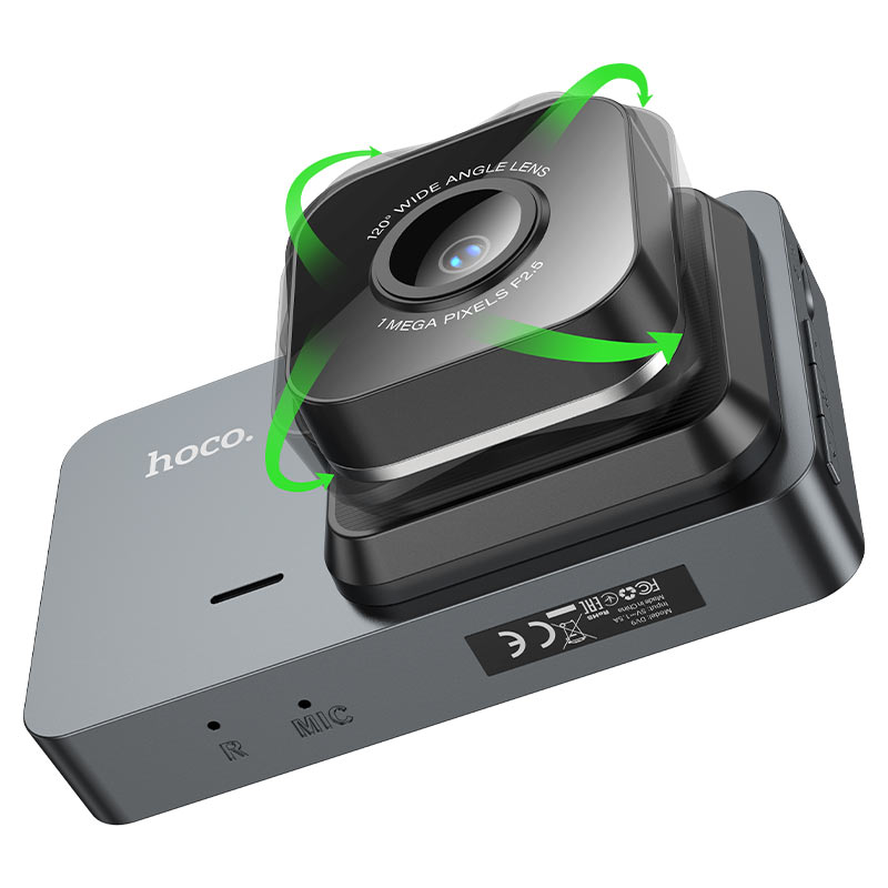 HOCO DV9 720p driving recorder mounted on windshield
