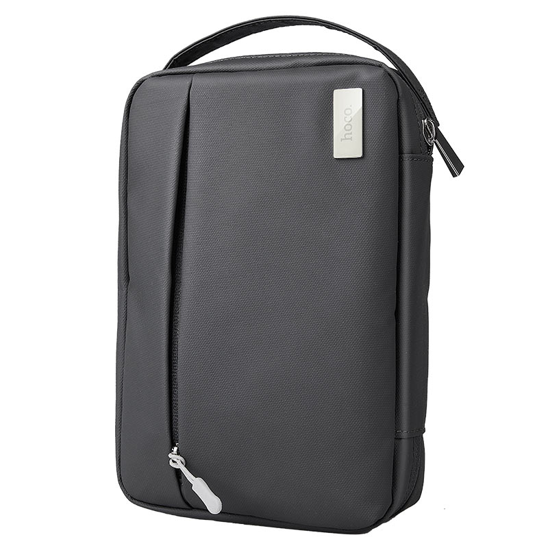 Portable electronics organizer pouch