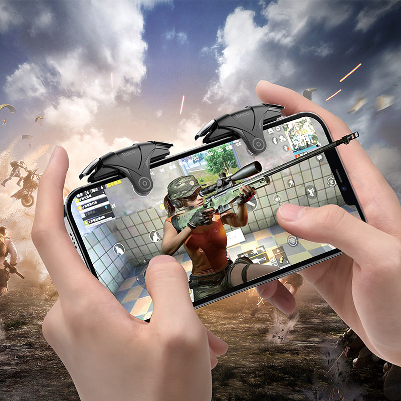 Lightweight mobile game buttons for fast shooting