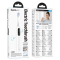 HOCO HP64 acoustic wave electric toothbrush white design
