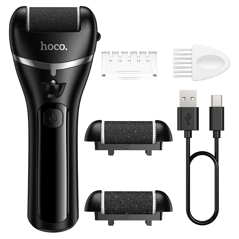 rechargeable electric foot scrubber for smooth feet
