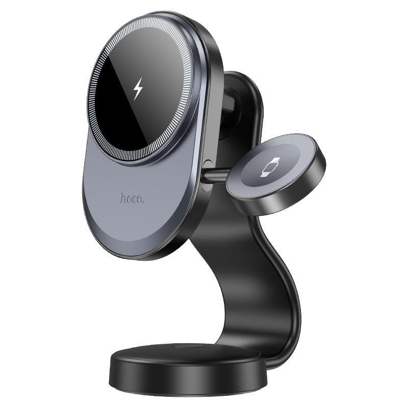 2-in-1 Wireless Car Charger 15W – HOCO HW28 Excelso, Dashboard