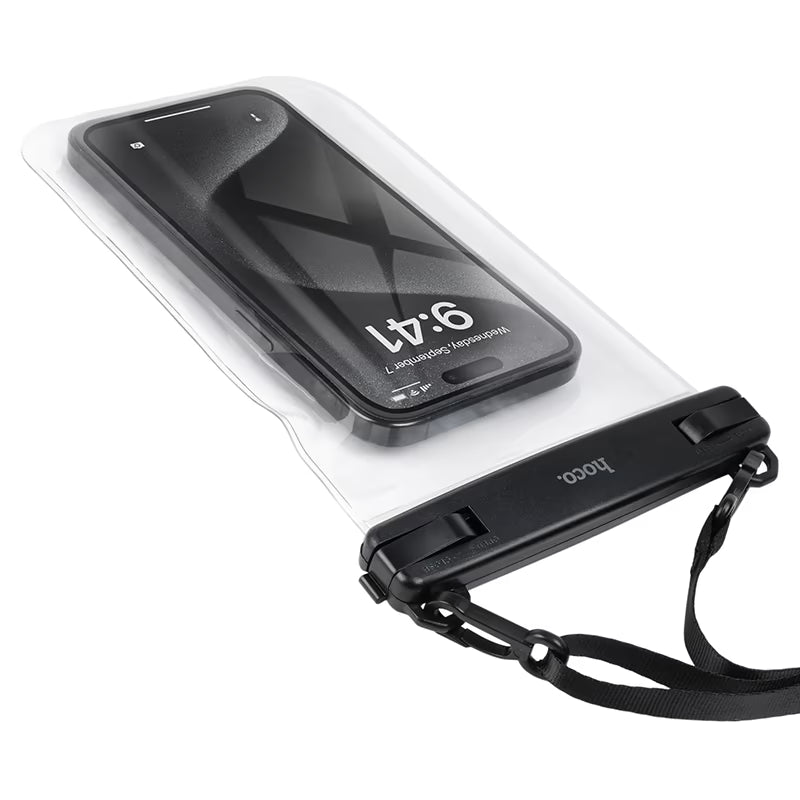 HOCO HX52 waterproof phone pouch for travel and water protection