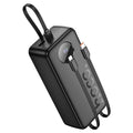 HOCO J132B 30000mAh power bank LED display front view