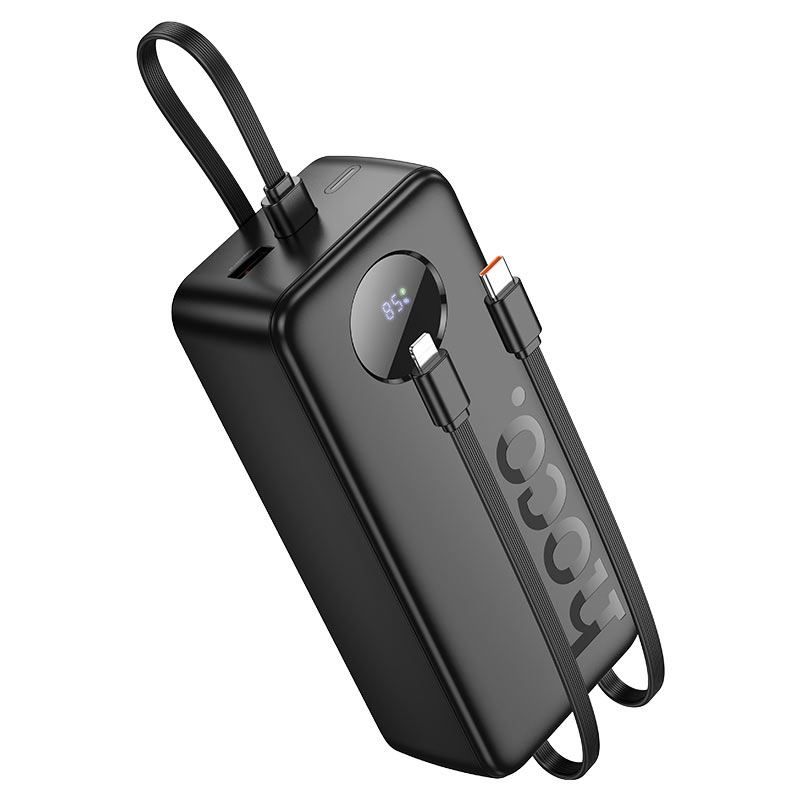 HOCO J132B 30000mAh power bank LED display front view