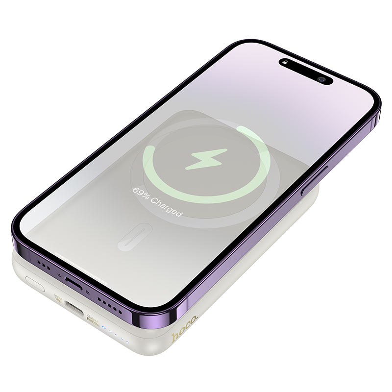 HOCO J141 Grace 10000mAh Power Bank with PD 20W Wireless Charging