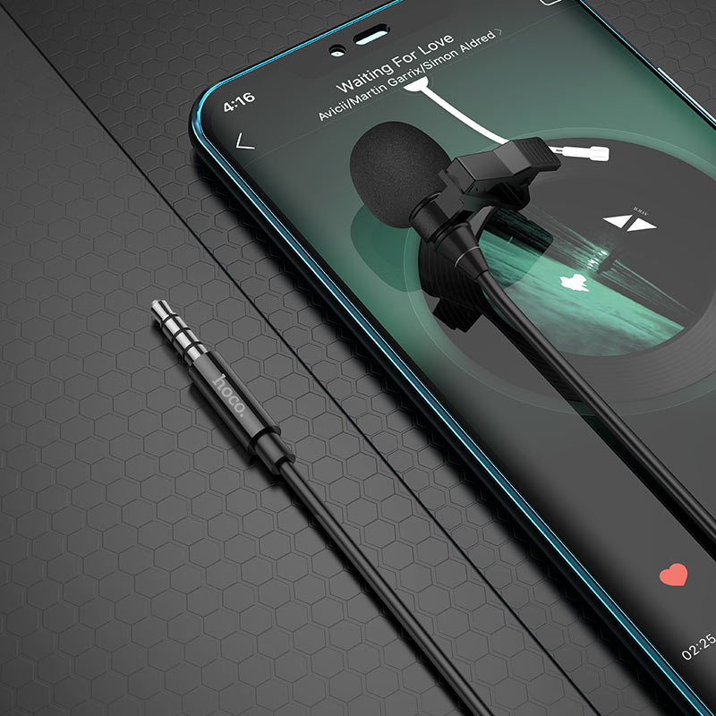 HOCO L14 AUX microphone for vlogging and interviews