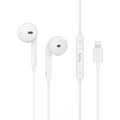 HOCO M111 white Lightning earphones for iPhone
