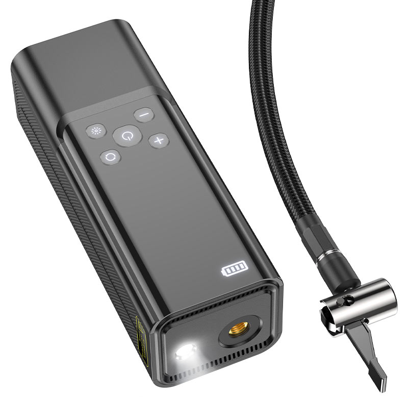 Rechargeable tire pump for car and bike
