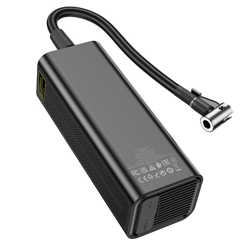 HOCO ZP7 compact inflator with pressure display