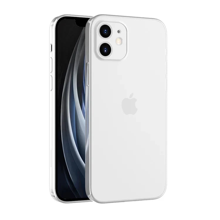 Anti-yellowing clear PP case raised camera protection detail
