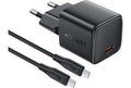 ACEFAST A118 PD30W GaN Wall Charger with USB-C Cable – EU Plug