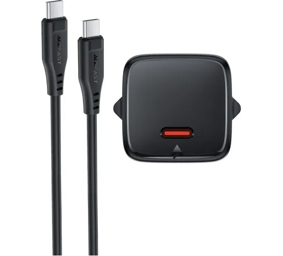 ACEFAST A118 PD30W GaN Wall Charger with USB-C Cable – EU Plug