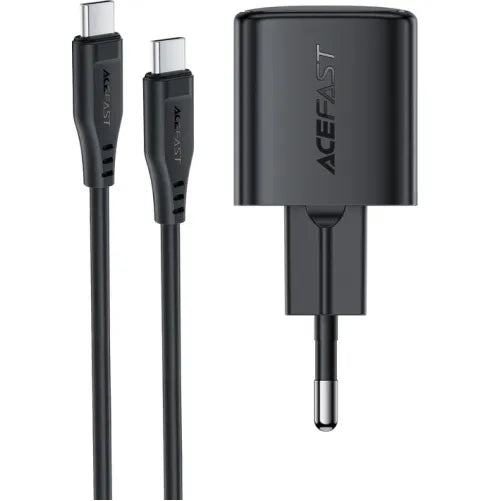 ACEFAST A118 PD30W GaN Wall Charger with USB-C Cable – EU Plug