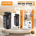 PLOKAMA LIVE-M5 extendable selfie stick tripod with Bluetooth remote
