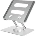 Strong & Modern Adjustable Laptop Stand for Desk with 360° Rotating Base – Universal Fit