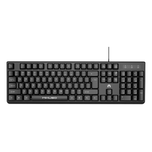 Mikuso KB-039U wired USB keyboard front view full-size
